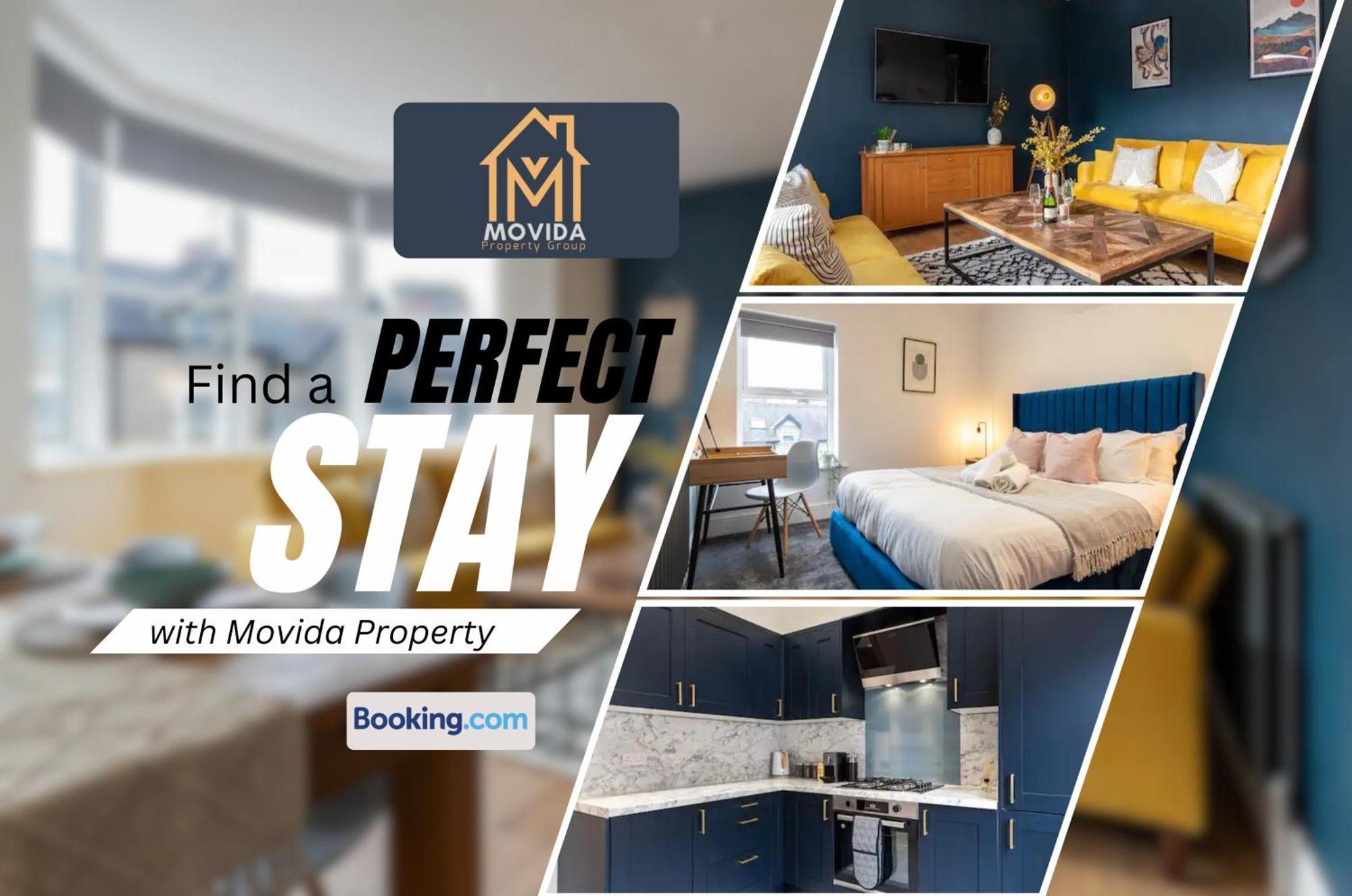 Central Elegant Three Bed Duplex By Movida Property Group Short Lets & Serviced Accommodation Harrogate Kültér fotó