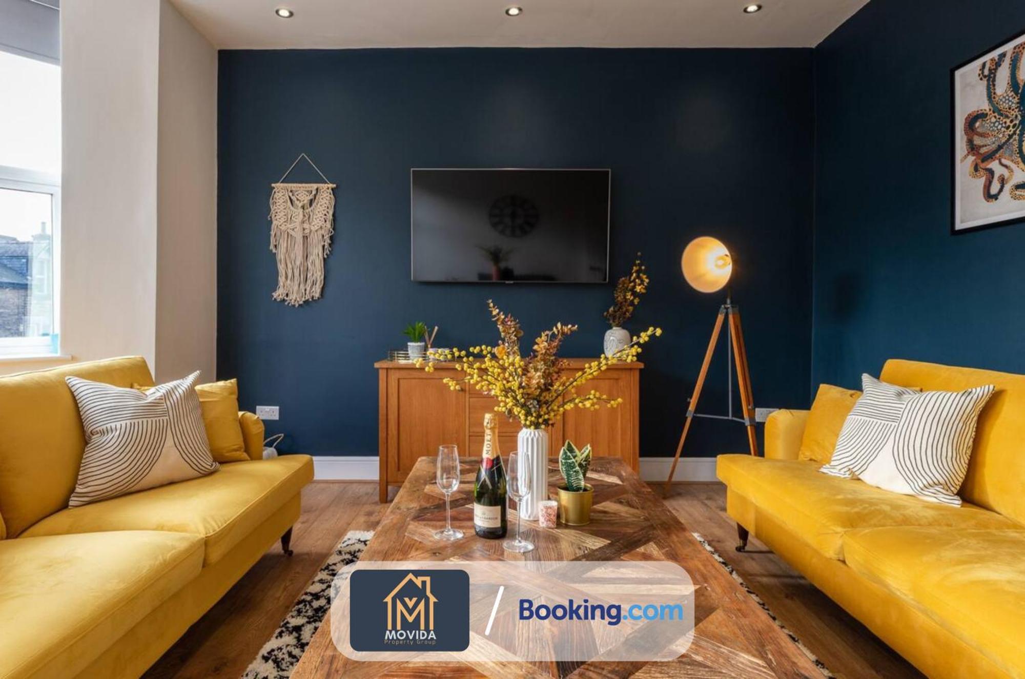 Central Elegant Three Bed Duplex By Movida Property Group Short Lets & Serviced Accommodation Harrogate Kültér fotó